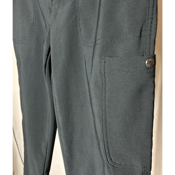 Columbia Womens Pants Fleece Lined Black Color Tapered Leg Pockets Zipper - Picture 3 of 6